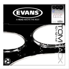 Evans ETP-ONX2-F 10+12+14 Tom Kumlu Siyah Fusıon Kitli Davul Derisi