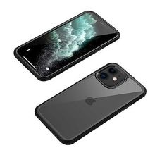Evastore Apple iPhone 12 Dor Silikon Temperli Cam Kapak Kılıf