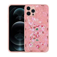 Evastore Apple iPhone 12 Pro Desenli Sert Silikon Mumila Kapak Kılıf