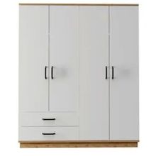 Evdemo Erna 4 Kapak 2 Çekmeceli Atlantik Çam Gardırop