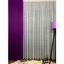 Evdepo Home Kırık Beyaz Ekstraforlu Pilesiz 220x200 cm Tül Perde