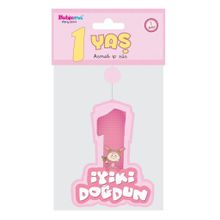 Event Party Store Pembe 1 İyi Ki Doğdun Asmalı İp Süs