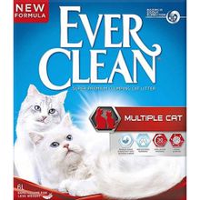 Ever Clean Multiple Cat 6 lt Kokusuz İnce Taneli Bentonit Kedi Kumu