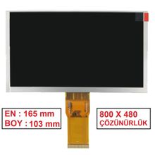 Everest EverPad DC-709 Siyah Dokunmatik Ön Tablet Camı