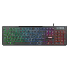 Everest KB-120 Sleek Siyah Usb Gökkuşağı Aydınlatmalı Q Gaming Oyuncu Klavyesi