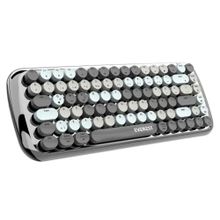 Everest KB-BT09 Parry Siyah-Gri Bluetooth+ 2.4Ghz Q Yuvarlak Tuşlu Mekanik Klavye Kablosuz Klavye