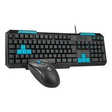 Everest KM-6825 Kablolu Mavi Klavye Mouse Seti
