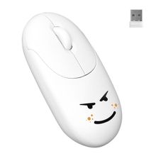 Everest SM-26 Fashion 2.4 Ghz Beyaz Kabartmalı Kablosuz Emoji Mouse