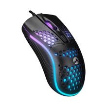 Everest SM-654 Siyah Optik Işıklı Oyuncu Mouse