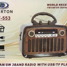 Everton RT-553 Bluetooth Fm-Usb-Tf-Aux Şarjlı Nostaljik Radyo