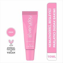 Everyday Beauty Çilek 3 Etkili 10 ml Dudak Balmı