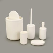 Evidea Bath Linea Beyaz 5'li Banyo Seti