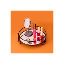 Evidea Bath Siyah 9x21 cm Dokuz Telli Aynalı Organizer