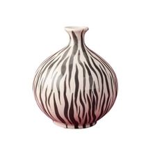 Evidea Deco Elegant Curves Siyah Beyaz 28 cm Vazo