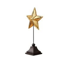 Evidea Deco Star Siyah Gold 33 cm Dekor