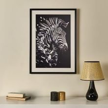 Evidea Deco Zebra Siyah 50x70 cm Tablo