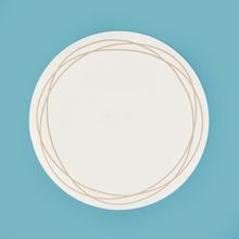 Evidea Kitchen Beyaz Krem 38 cm Yuvarlak Deri Supla