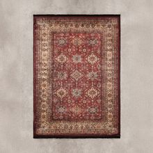 Evidea Line Afgan Desenli Kırmızı 160x230 cm Soft Halı