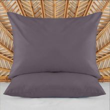 Evidea Soft Basic Antrasit 50x70 cm 2'li Yastık Kılıfı