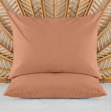 Evidea Soft Basic Karamel 50x70 cm 2'li Yastık Kılıfı
