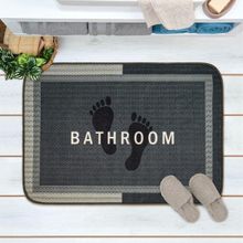 Evidea Soft Bathroom Dikdörtgen Sihirli Antrasit 50x70 cm Banyo Paspası