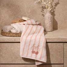 Evidea Soft Bemba Ekru Pembe 50x90 cm Yüz Havlusu