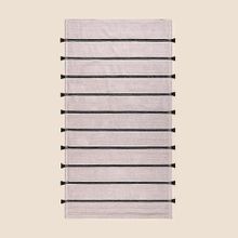 Evidea Soft Riegel Ekru Siyah 80x150 cm Yolluk