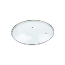 EvimSaray 26 cm Cam Kapak Metal Çerçeveli Tencere Tava Kapağı