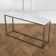 Evka Potrica Eskitme Pirinç Beyaz Mermer Tabla Dresuar