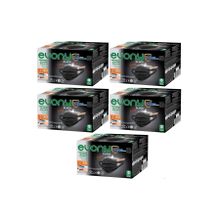 Evony 250'li Set Siyah Black 3 Katlı Filtreli Burun Telli Cerrahi Maske