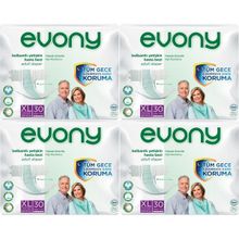 Evony Bel Bantlı Xlarge 4x30 Adet Yetişkin Hasta Bezi