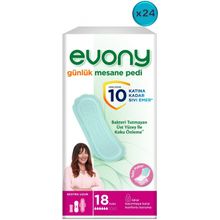Evony Günlük Ekstra Uzun 24x18 Adet Mesane Pedi