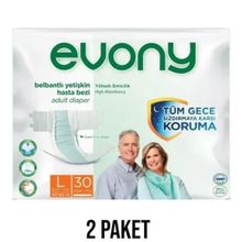 Evony L 2x30'lu Belbantlı Yetişkin Hasta Bezi