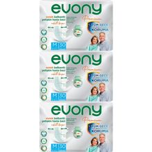 Evony Premium Yetişkin Bel Bantlı Tekstil Yüzey M Orta 90 Adet Hasta Bezi