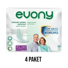 Evony XL 4x30'lu Belbantlı Yetişkin Hasta Bezi