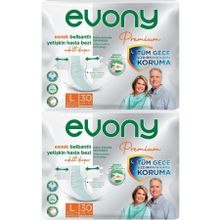 Evony Yetişkin Bel Bantlı Tekstil Yüzey L 2x30 Adet Hasta Bezi
