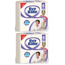 Evy Baby No:6 XLarge 56 Adet Bebek Bezi