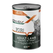 Ewox Tahılsız Kuzu Etli Parça Etli 400 gr Yetişkin Kedi Konservesi