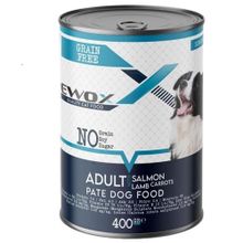 Ewox Tahılsız Somonlu Ezme 400 gr Yetişkin Köpek Konservesi