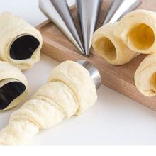 EW's Kitchenware 6'lı Kornet Kurabiye Şekil Verici Paslanmaz Korneo Kalıbı