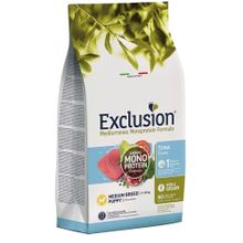 Exclusion 3 kg Monoprotein Ton Balıklı ve Narlı Düşük Tahıllı Orta Irk Yavru Köpek Maması