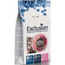Exclusion Mediterraneo Monoprotein Düşük Tahıllı Tavuklu ve Narlı 12 kg Kısırlaştırılmış Kedi Maması