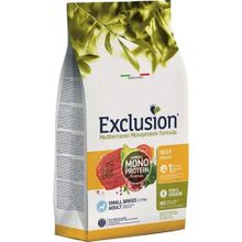 Exclusion Monoprotein Düşük Tahıllı Sığır Etli ve Narlı Küçük Irk Yetişkin 7 kg Köpek Maması