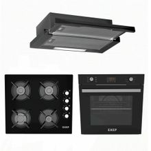 Exep E5E-EO230-EF260 3'lü Siyah Ankastre Set