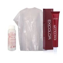 Exicolor 20 Volüm Peroksit + Boya Naylonu + 5.77 Espresso 60 ml Tüp Saç Boyası