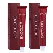 Exicolor 5.75 Açık Kahve Akaju 2x60 ml Saç Boyası