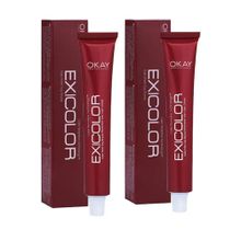 Exicolor 8.44 Açık Kumral Yoğun Bakır 2x60 ml Saç Boyası