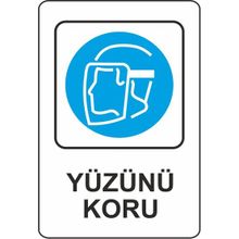 Extra Fix 16x24 cm Pvc Yüzünü Koru Uyarı Levhası