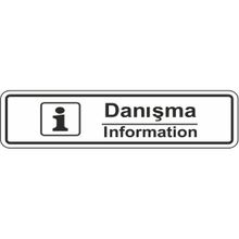Extra Fix 7x24 cm Pvc Danışma Informatıon Levhası