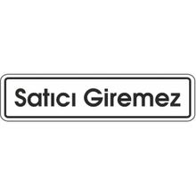 Extra Fix 7x24 cm Pvc Satıcı Giremez Levhası
